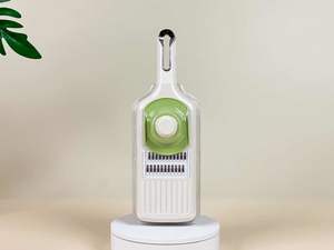 Plastik Saplı Mutfak Gereçleri Manuel Paslanmaz Çelik Rende İstiflenebilir Sebze Rende Seti El Koruyucu İle - Product Image 6