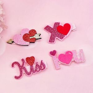 Valentine's Day Gift for New Girls Love Hairpin <b>Accessories</b> Cross-Border 5cm Acetate Letters Children's Hairpins - Product Image 5