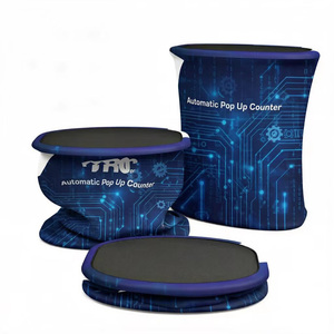Mostrador Portátil <span class=keywords><strong>de</strong></span> Alta Calidad para <span class=keywords><strong>Ferias</strong></span> Comerciales, Mesa <span class=keywords><strong>de</strong></span> Recepción Plegable <span class=keywords><strong>de</strong></span> Aluminio para Interiores y Exteriores, Fácil <span class=keywords><strong>de</strong></span> Transportar para Promoción Comercial - Product Image 4