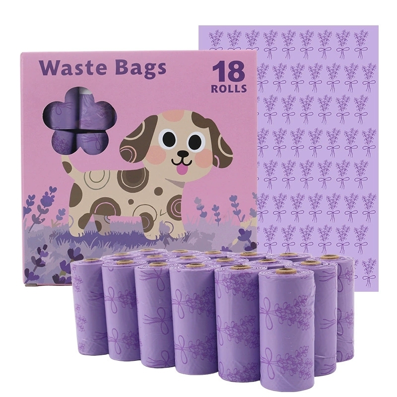 18 rouleaux violets