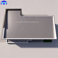 Villa Prefabricada de Estructura de Acero Ligero G550 con Marco Galvanizado 9 °   Casa Moderna de Lujo de 3 Dormitorios Resistente a Terremotos en Nigeria