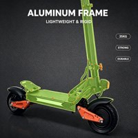 Trottinette électrique pliable avec pneus gonflables de 10 pouces, 800W*2 moteur double, 48V, 3 vitesses, pour adultes