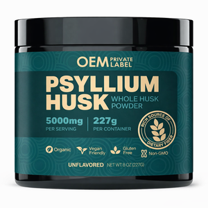 OEM-добавка для пищеварения с клетчаткой, совместимая с кето-диетой, порошок из шелухи псиллиума для здоровья кишечника и пищеварения - Product Image 1