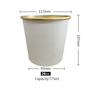 Bols à soupe jetables écologiques en papier kraft à paroi simple pour soupes à emporter, malatang, nouilles et bouillons gras - Product Image 6