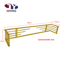 Jieying Nouveau Design Accessoires de Quincaillerie Style Luxe Pieds de Canapé en Métal Doré Base de Fauteuil en Métal Doré Cadre de Canapé en Acier Doré