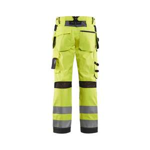 BLAKLADER - 156518113399C64 Ventilated Hi-Vis <b>trousers</b> Yellow/<b>Black</b> - EAN 7330509516249 HI-VIS <b>WORKWEAR</b> - Product Image 2