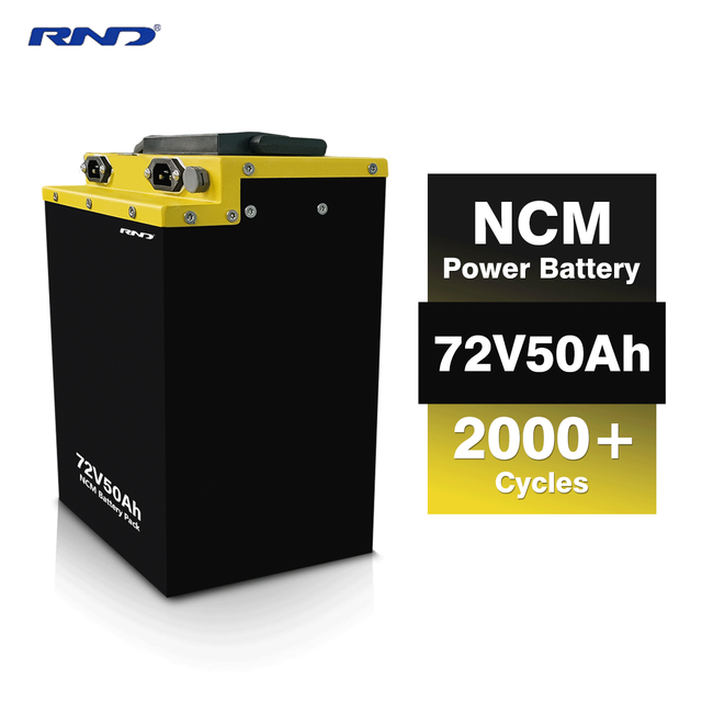 Wholesale RND NCM 72V 50Ah Rechargeable Lithium Batteries IP65 Rated 3-Year Warranty 3500W Electric Motorcycles Tricycles