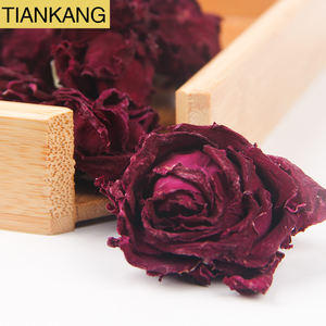 Gıda sınıfı yenilebilir detoks koyu kırmızı şarap kurutulmuş gül çiçekler kuru gül çayı bitkisel güzellik cilt çiçek çayı - Product Image 5