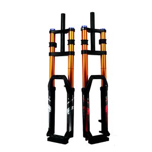 Fourche de <span class=keywords><strong>VTT</strong></span> DH 3.0IN avec <span class=keywords><strong>suspension</strong></span> à air, amortissement à l'huile et réglage du rebond, pour pneus 27.5 et 29ER, axe 110*15MM, en alliage - Product Image 1