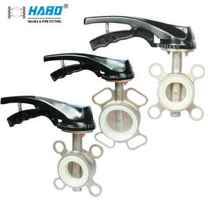 Pn10 Pn16 D71x-16P Trung Tâm Wafer-Loại Mềm Con Dấu Thép Không Gỉ Van Bướm Cho Xử Lý Nước Và Hóa Chất Sử Dụng - Product Image 1