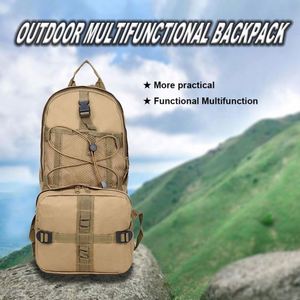 Mochila de agua de muestra gratuita con bolsa de agua de 2.5L para deportes al aire libre, montañismo y ciclismo, mochila de camuflaje para los hombros. - Product Image 3