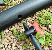 Tuyau en PE flexible, résistant à la corrosion et à bas prix pour l'irrigation des jardins agricoles, système d'irrigation économiseur d'eau
