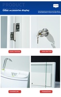 Toilettes publiques portables pour hommes et femmes, panneau sandwich modulaire, écologique, avec salle de douche, assemblage pour usage extérieur