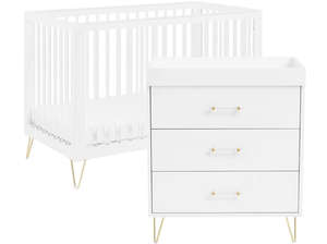 Ensemble de <span class=keywords><strong>chambre</strong></span> à coucher moderne vintage en <span class=keywords><strong>bois</strong></span> <span class=keywords><strong>blanc</strong></span> pour enfants avec berceau <span class=keywords><strong>et</strong></span> comptoir de couches Caractéristiques de sécurité pour <span class=keywords><strong>chambre</strong></span> à coucher - Product Image 5