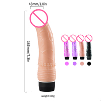 Gerçekçi Silikon Çubuk Dildo Stimülasyonu 10 Hızlı Şarj Edilebilir Dildo Yetişkin Oyuncağı Kadınlar için Titreşimli Mini AV Çubuk