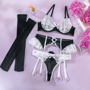 Abbigliamento da cameriera infermiera tentazione Lingeries <span class=keywords><strong>Sexy</strong></span> Complet Pour Femme - Product Image 6