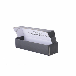 Black white custom design long size CCBN Kraft Paper Shipping Box Corrugated Mailer Box
