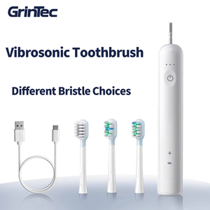 <span class=keywords><strong>Brosse</strong></span> à dents sonique Grimtec professionnelle 3 têtes de rechange incluses IPX7 étanche durable et portable - Product Image 3