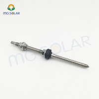 Kit de fixation solaire facile à installer pour toiture en tôle ondulée, système de montage photovoltaïque, boulon fileté SUS304