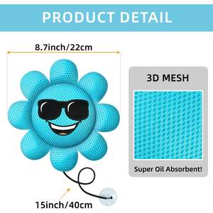 ชุดฟองน้ำดูดซับน้ำมันและสิ่งสกปรกแบบรังผึ้ง 3 มิติ ดูดซับได้ดีเยี่ยม สำหรับสระว่ายน้ำและสปา ใช้ซ้ำได้ - Product Image 4