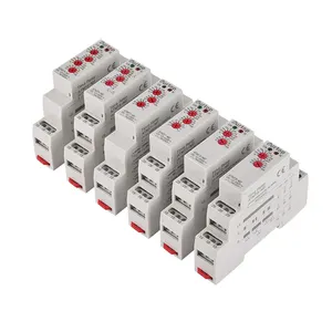 OURTOP 12V Symmerical daur ulang Modular Time Relay dimulai pulsa pada disegel Timer dipasang dalam kotak distribusi