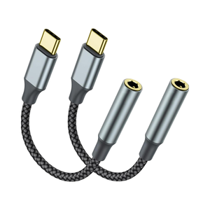 Nueva condición, cable Dongle de Audio de 3,5mm, convertidor <span class=keywords><strong>auxiliar</strong></span>, <span class=keywords><strong>adaptador</strong></span> de conector de auriculares para <span class=keywords><strong>iPhone</strong></span> 16 Pro Max 16 Pro Max - Product Image 1