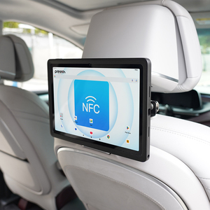 Tùy chỉnh 11 inch tựa đầu trong xe phía sau ghế cảm ứng Bảng điều chỉnh NFC tap để trả tiền giải trí G99 Octa-core với khung - Product Image 1