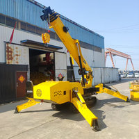Mini-grue araignée de 8 tonnes avec accessoires personnalisés, directement de l'usine pour les acheteurs en gros et les commandes en vrac
