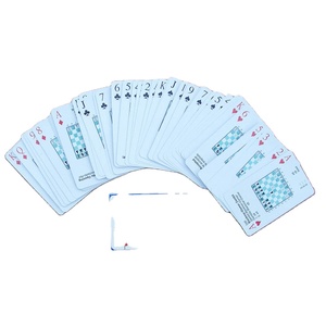 Juego de mesa de ajedrez <span class=keywords><strong>solitario</strong></span> multijugador Leap con 54 naipes de papel impermeables - Product Image 1