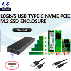 铝制M.<span class=keywords><strong>2</strong></span> NVMe PCIe机箱原始设备制造商USB3.<span class=keywords><strong>2</strong></span> Type-C 10gbps固态硬盘M2 2tb/4TB容量支持2280/2230/2242/2260协议 - Product Image 3