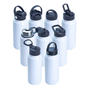 Bouteille d'eau pour vélo avec bouchon à pression réutilisable et corps givré - Product Image 3