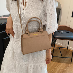 Cross-border High-end PU <b>Small</b> Handbag Frosted Bucket <b>Bag</b> Lady 2025 Winter New Drawstring Single-<b>shoulder</b> Crossbody Letter - Product Image 5