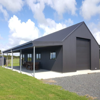 Bâtiment préfabriqué en acier résistant aux intempéries pour le stockage de voitures domestiques