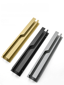 Luxury Modern Embedded Lightning Aluminum Alloy Furniture Drawer Pull Hidden for Kitchen Cabinets Wardrobe Dresser - Product Image 1