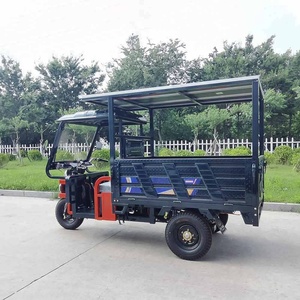 Triciclo Eléctrico de Carga Pesada para Entrega, Motocicleta Agrícola de 3 Ruedas para Adultos con Energía Solar - Product Image 3