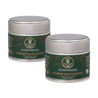 Boîte à thé en métal ronde vide avec couvercle hermétique personnalisé de 20g, 30g, 50g pour l'emballage du thé matcha