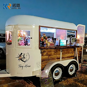 Rimorchio Vintage per Catering a Forma di Carrozza, Bar Mobile per Eventi, Matrimoni e Festival, Servizio Bevande - Product Image 2