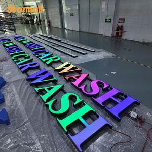 ป้ายไฟ LED RGB ปรับแต่งได้ หลายสี เปลี่ยนสีได้ ป้าย<span class=keywords><strong>โฆษณา</strong></span>ธุรกิจ ป้ายหน้าร้าน<span class=keywords><strong>สร้าง</strong></span>สรรค์ ป้าย<span class=keywords><strong>โฆษณา</strong></span>อาคาร - Product Image 4