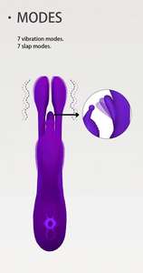 Vibrador LOVE.Rabbit para Mujeres, Juguete Sexual de Doble Cabeza con Vibración, Varita AV, Vibrador de Punto G y Clítoris, Juguetes Sexuales para la Masturbación Femenina - Product Image 4
