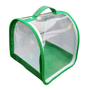 360 °   Jaula para Mariposas Totalmente Transparente, Plegable, de Malla, <span class=keywords><strong>con</strong></span> Asa, Portátil, para Lagartijas e Insectos - Product Image 1