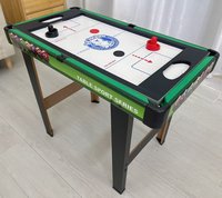 Mesa de Juego Combinada 3 en 1 de 30 Pulgadas: Air Hockey, Billar y Tenis, Material Ecológico, EN71, Soporte OEM, Precio al por Mayor