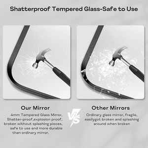 Thiết kế hiện đại thông minh LED gương chất lượng cao treo tường hình chữ nhật nhà máy bán buôn cho khách sạn chiếu sáng phòng tắm tính năng - Product Image 5