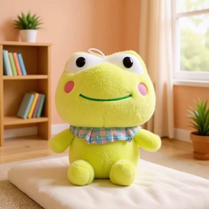 サボテンぬいぐるみ 25cm かわいい漫画風グリーンボールぬいぐるみ ソフトで可愛い面白いぬいぐるみ おもちゃ - Product Image 5