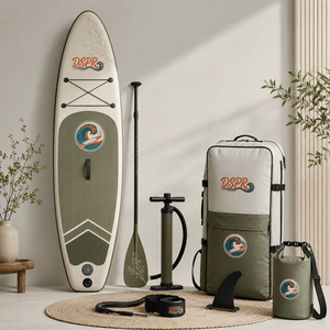 Planche de <span class=keywords><strong>SUP</strong></span> <span class=keywords><strong>gonflable</strong></span> portable pour débutants, planche de surf en PVC personnalisée à 3 ailerons pour sports nautiques, équipement de paddle board pour passionnés - Product Image 1