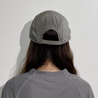Casquette de baseball unisexe pliable et compressible à séchage rapide, légère, à visière souple, format de poche, réglable à l'arrière, pour la course à pied, vente en gros