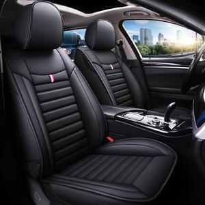 Accessoires d'intérieur de voiture <span class=keywords><strong>2022</strong></span> taille universelle housse de siège de voiture en cuir de luxe 3d designer de marque ensemble complet pour mercedes benz <span class=keywords><strong>bmw</strong></span> - Product Image 5