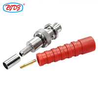 Adaptador Coaxial SHV 5000V 5KV a RG58 RG142, Conector RF de Alto Voltaje de 50 Ohmios para Equipos de Laboratorio e Instrumentos de Prueba