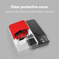 Coque arrière souple transparente personnalisée en TPU pour téléphones portables iPhone 18 Pro, 18 Pro Max, 17 Pro Max, 17, 16, 15, 14, 13, 12
