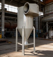 Séparateur cyclonique industriel résistant aux hautes températures pour pré-séparation des poussières des chaudières et des fours