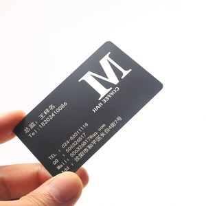 Carte de visite professionnelle en acier inoxydable de luxe NFC personnalisée de haute qualité, 0,8 mm, avec découpe ajourée - Product Image 2